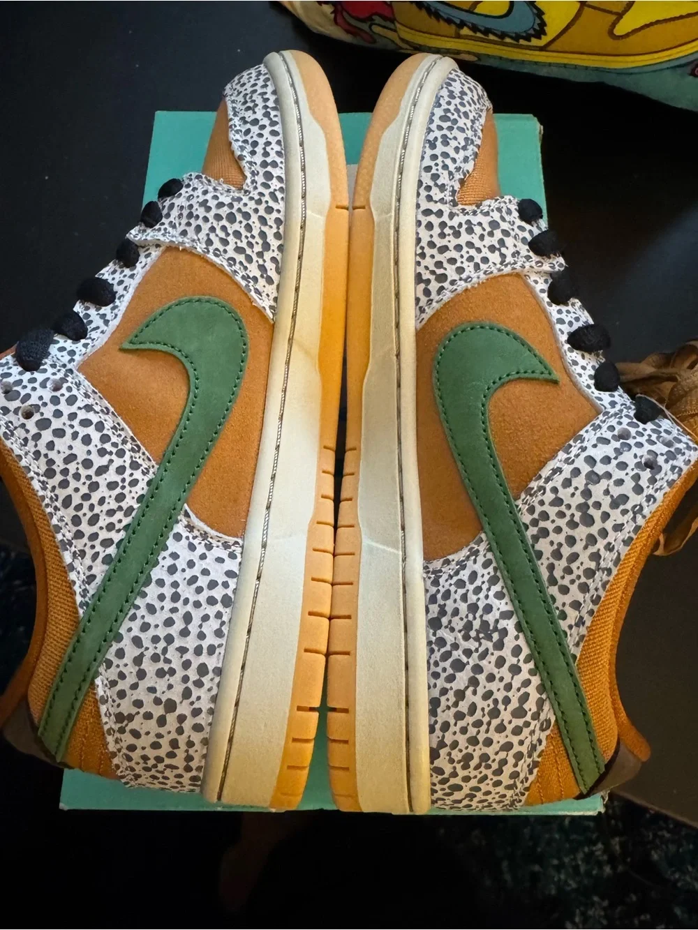 Authenticated Nike SB Dunk Low Safari, Size 8 Men’s/9.5 Women’s. Brand New
